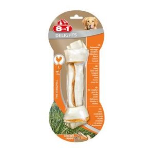 8in1 Delight Bones Tavuklu Ağız Bakım Kemiği L Boy 85 Gr