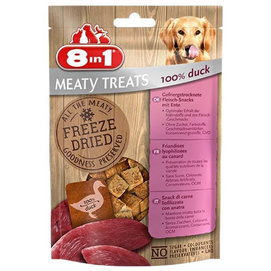8in1 Freeze Dried Ördekli Doğal Ödül 50 Gr 8in1 Freeze Dried Ördekli Doğal Ödül 50 Gr