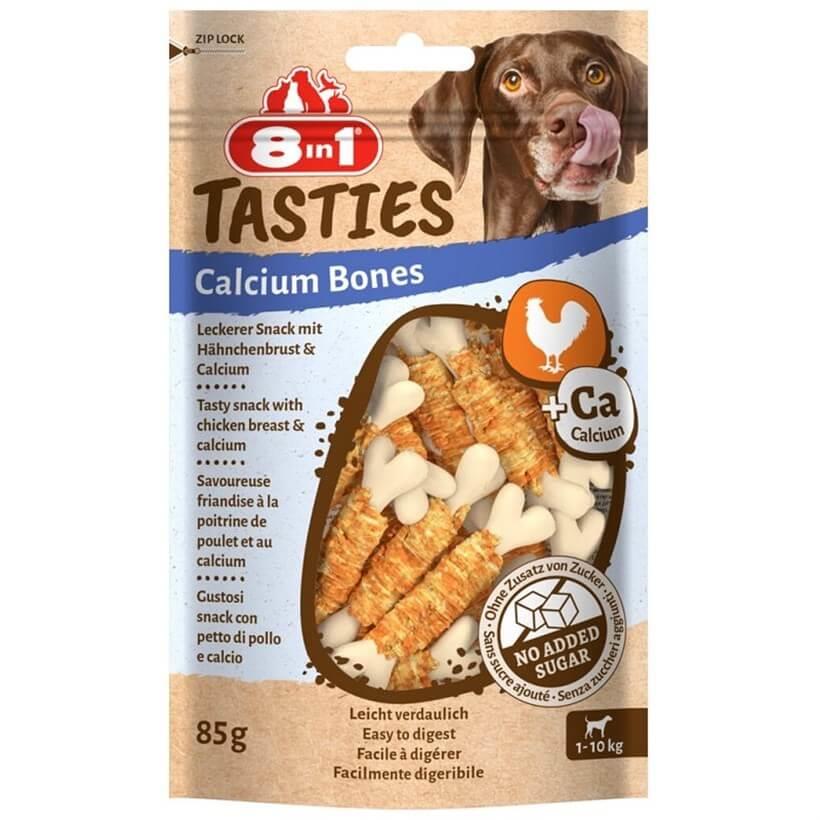 8in1 Tasties Calcium Bones Tavuk Sargılı Köpek Ödülü 85 Gr 8in1 Tasties Calcium Bones Tavuk Sargılı Köpek Ödülü 85 Gr