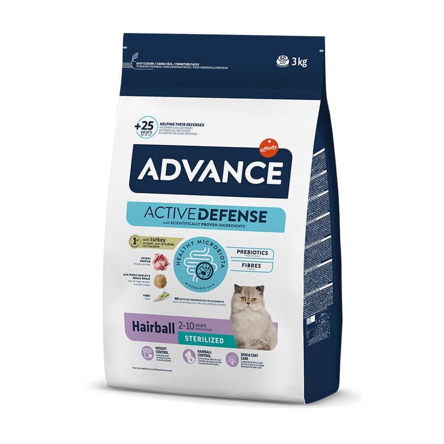 Advance Hairball Hindili Kısırlaştırılmış Kedi Maması 3 Kg Advance Hairball Hindili Kısırlaştırılmış Kedi Maması 3 Kg