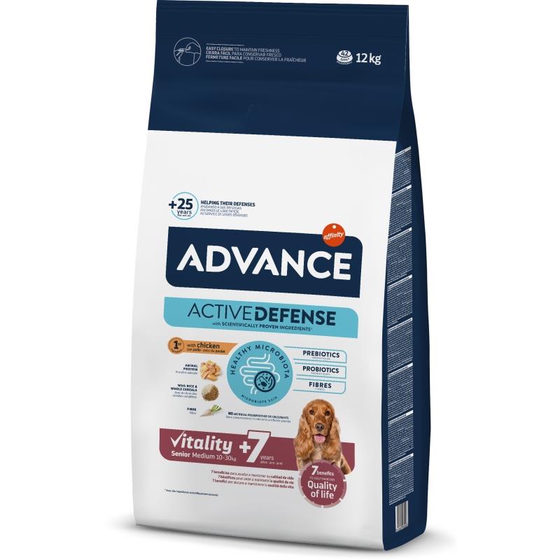 Advance Tavuklu Ve Pirinçli Orta Boy Irk Yaşlı Köpek Maması 12 kg Advance Tavuklu Ve Pirinçli Orta Boy Irk Yaşlı Köpek Maması 12 kg