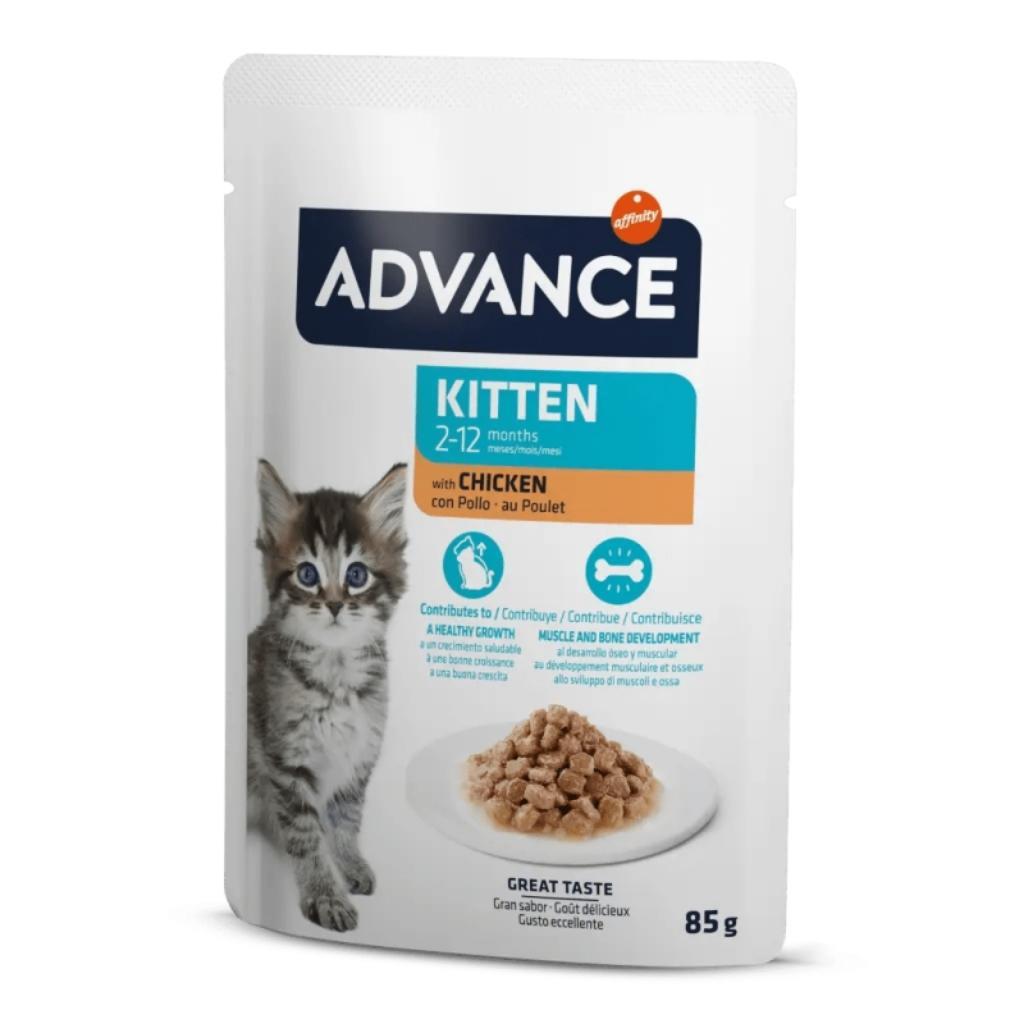 Advance Tavuklu Yavru Kedi Yaş Maması 85 Gr Advance Tavuklu Yavru Kedi Yaş Maması 85 Gr