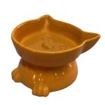 Ayaklı Kedi Kafa No:5 Turuncu Mama Kabı