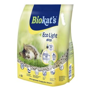 Biokats Aktif Karbonlu Pelet Kedi Kumu Eco Light Extra 5 Lt