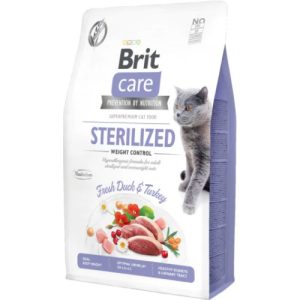Brit Care Kilo Kontrolü için Ördekli Tahılsız Kısırlaştırılmış Kedi Maması 7 kg