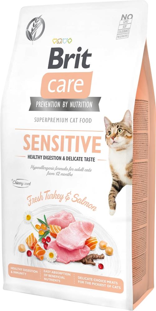 Brit Care Sensitive Hypo-Allergenic Sindirim Sistemi Destekleyici Tahılsız Yetişkin Kedi Maması 7kg Brit Care Sensitive Hypo-Allergenic Sindirim Sistemi Destekleyici Tahılsız Yetişkin Kedi Maması 7kg