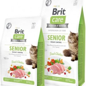Brit Care Tahılsız Senior Weight Control Tavuklu Yaşlı Kedi Maması 2 kg