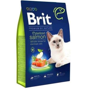 Brit Premium Kısırlaştırılmış Somonlu Kedi Maması 8 Kg