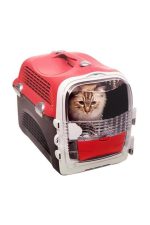 Catit Cabrio Carrier Cherry Red Kedi Köpek Taşıma Çantası ( 51x33x35 )