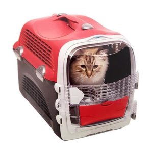 Catit Cabrio Carrier Cherry Red Kedi Köpek Taşıma Çantası ( 51x33x35 )