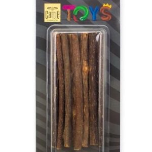Cattie Matatabi İçerikli Kedi Oyuncağı İnce Çubuk 12Cm 15Li