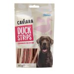Caviara Kurutulmuş Ördek Şeritleri Köpek Ödülü 80 Gr