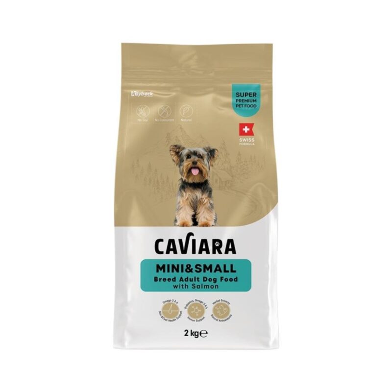 Caviara Somonlu Küçük Irk Yetişkin Köpek Maması 2 kg
