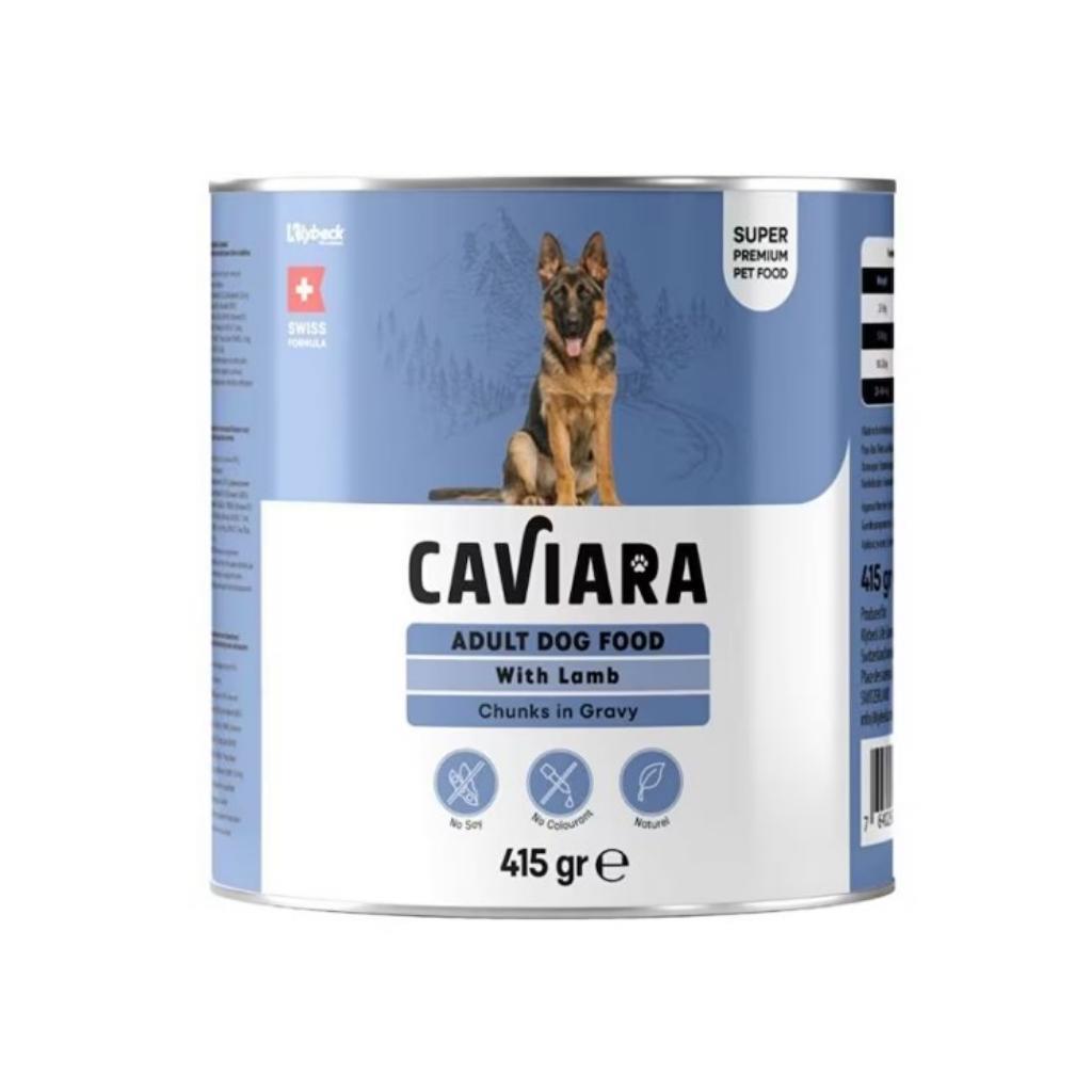 Caviara Sos İçinde Et Parçacıklı Kuzu Etli Yetişkin Köpek Konservesi 415 Gr Caviara Sos İçinde Et Parçacıklı Kuzu Etli Yetişkin Köpek Konservesi 415 Gr