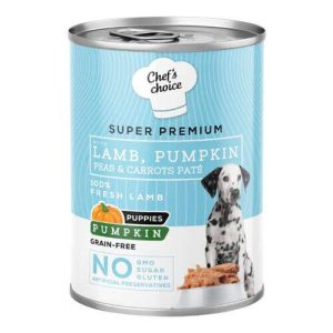 Chefs Choice Kuzu Balkabak Yavru Köpek Yaş Maması 400 Gr