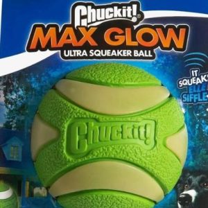 Chuckit! Max Glow Ultra Squeaker Gece Parlayan Sesli Köpek Oyun Topu