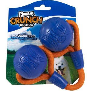 Chuckit Super Crunch 2'li Köpek Çekiştirme Topu (Orta Boy)