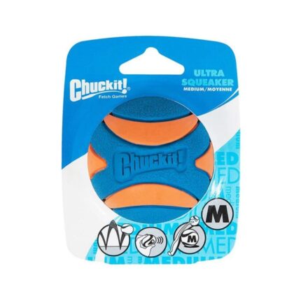 Chuckit Utra Squeaker Sesli Köpek Oyun Topu (Orta Boy)