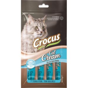 Crocus Ton Balıklı Krema Kedi Ödülü 4*15 G