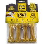 Delibon Kemik Doğal Köpek Natural Çiğneme Ödülü 7Cm 4 Adet