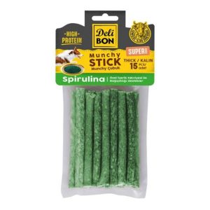 Delibon Super Munchy Çubuk Spirulinalı Kalın 15'li