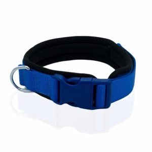 Doggie Havalı Dokuma Boyun Tasması Royalmavi 2X35-45Cm