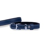 Doggie Konfor Deri Boyun Tasması Royalmavi 2X35-40Cm