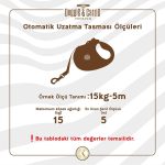 Doggie Otomatik Uzatma Tasması Master Seri Kırmızı 12Kg/3Mt - Görsel 3