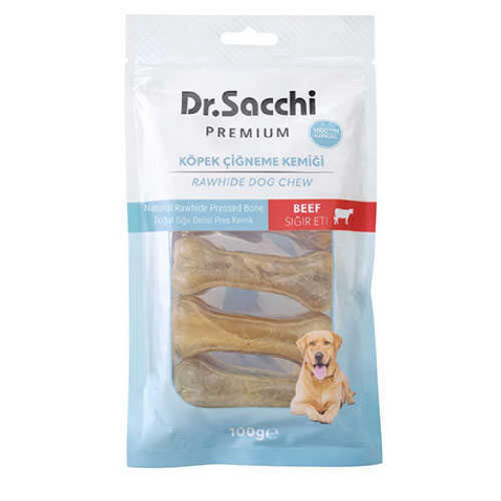 Dr.Sacchi Sığır Derisi Press Kemik Köpek Ödülü 5'li 100 Gr Dr.Sacchi Sığır Derisi Press Kemik Köpek Ödülü 5'li 100 Gr