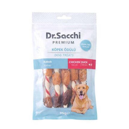 Dr.Sacchi Tavuklu ve Ördekli Kebap Köpek Ödülü 5'li 95 Gr