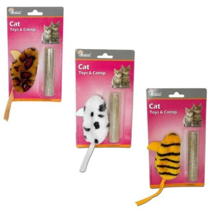 Eastland Kedi Otlu Kedi Fare Oyuncağı 6x10 Cm