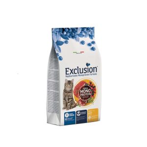 Exclusion Sığır Etli ve Narlı Az Tahıllı Yetişkin Kedi Maması 12 Kg