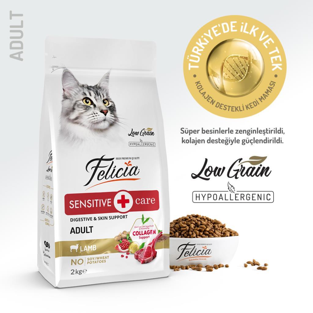 Felicia Kuzulu Yetişkin Kedi Maması 2 Kg Felicia Kuzulu Yetişkin Kedi Maması 2 Kg