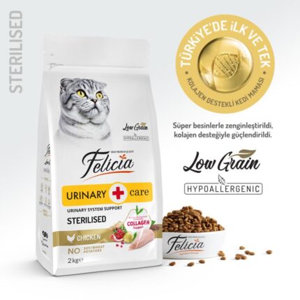 Felicia Tavuklu Kısırlaştırılmış Yetişkin Kedi Maması 2 Kg