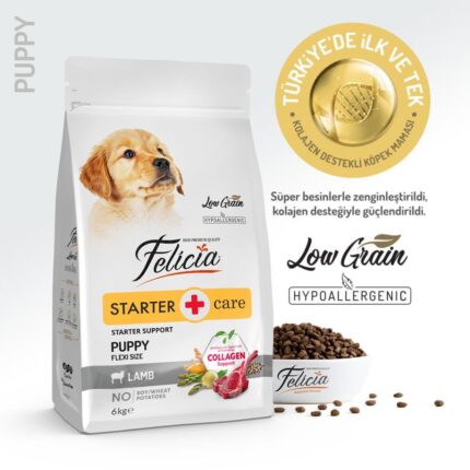 Felicia Tüm Irklar İçin Kuzulu Yavru Köpek Maması 6 Kg