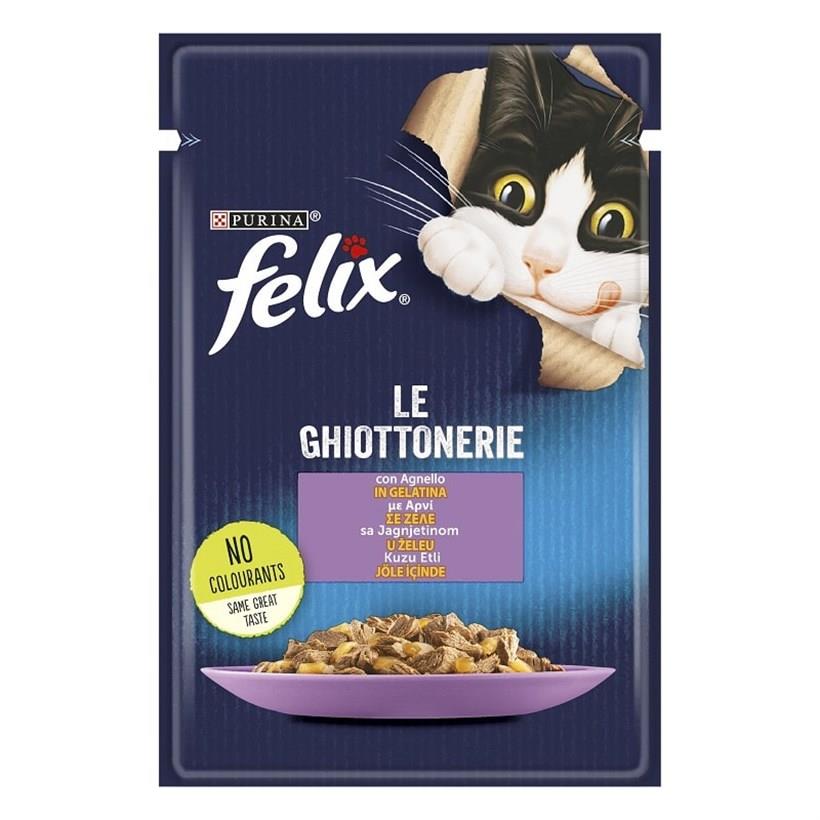 Felix Kuzu Etli Kedi Yaş Maması 85 Gr Felix Kuzu Etli Kedi Yaş Maması 85 Gr