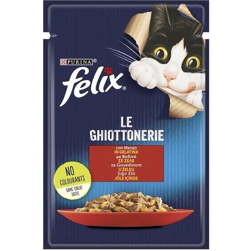 Felix Sığır Etli Yetişkin Kedi Konservesi 85gr Felix Sığır Etli Yetişkin Kedi Konservesi 85gr