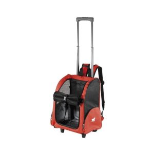 Ferplast Trolley Tekerlekli Sırt Taşıma Çantası Kırmızı