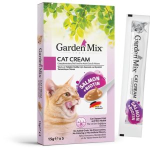 Gardenmix Biyotin ve Somonlu Krema Kedi Ödül Maması 15 gr