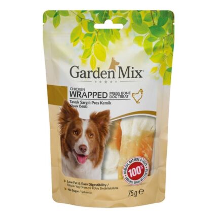 Gardenmix Sargılı Pres Kemik Köpek Ödül Maması 75 Gr