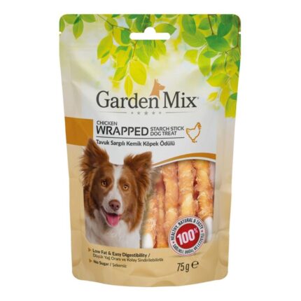 Gardenmix Tavuk Sargılı Kemik Köpek Ödül Maması 75 Gr