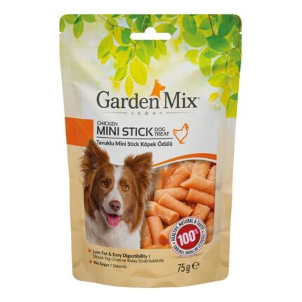 Gardenmix Tavuklu Mini Stick Köpek Ödül Maması 75gr