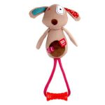 Gigwi Plush Friendz Öten Köpek Diş Kaşıyıcılı Köpek Oyuncağı