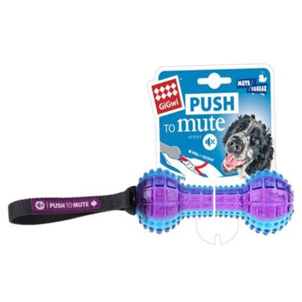 Gigwi Push To Mute Dambıl Ses Kontrollü Köpek Oyuncağı 18 cm