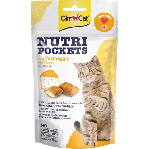 Gimcat Nutripockets Peynirli Kedi Ödülü Taurinli 60Gr Gimcat Nutripockets Peynirli Kedi Ödülü Taurinli 60Gr
