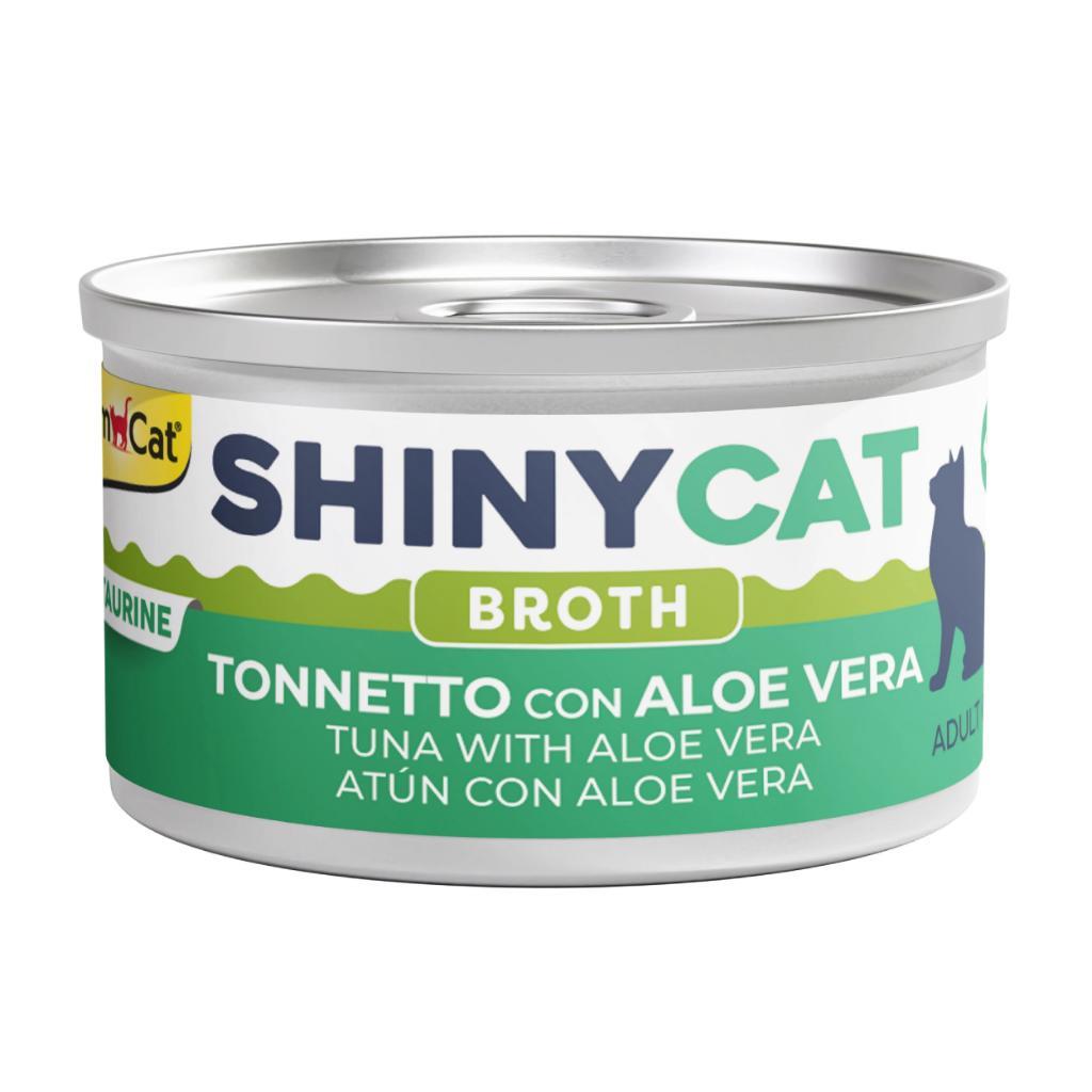 Gimcat Shinycat Broth Ton Balıklı ve Aloe Veralı Kedi Konservesi 70 gr Gimcat Shinycat Broth Ton Balıklı ve Aloe Veralı Kedi Konservesi 70 gr