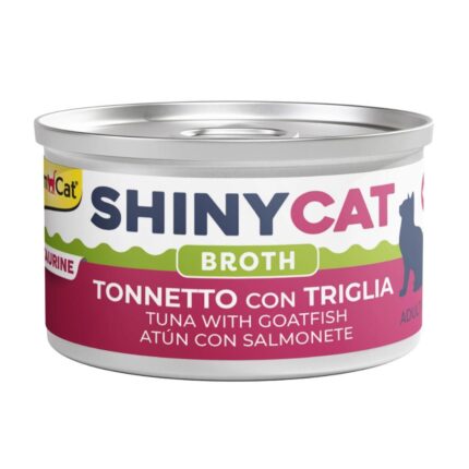 Gimcat Shinycat Broth Ton Balıklı ve Barbunlu Kedi Konservesi 70 gr