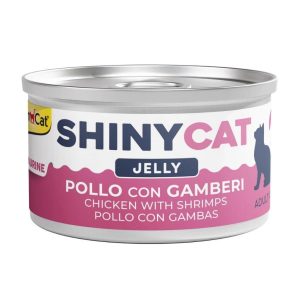 Gimcat Shinycat Jelly Tavuklu Karidesli Kedi Konservesi 70 Gr