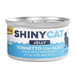 Gimcat Shinycat Jelly Ton Balıklı Ançuezli Kedi Konservesi 70 gr