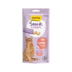 Gimcat Snack Cream Somonlu Kedi Ödülü 6x15gr